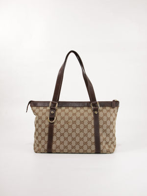 Abbey zip tote