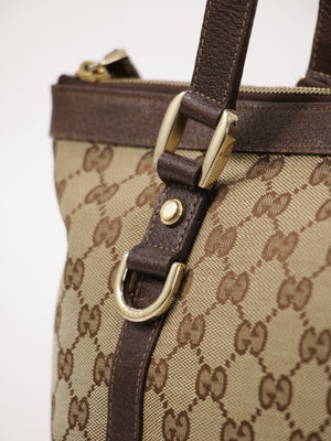 Abbey zip tote