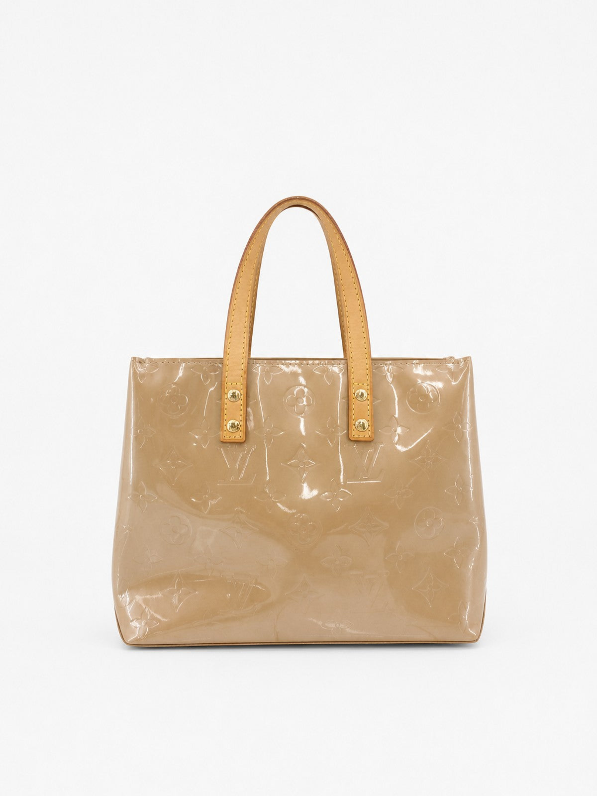 Louis Vuitton Reade PM Beige Vernis leather