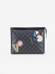 Louis Vuitton Pochette Voyage MM Grey Canvas