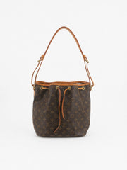 Louis Vuitton Petit Noé Brown Canvas