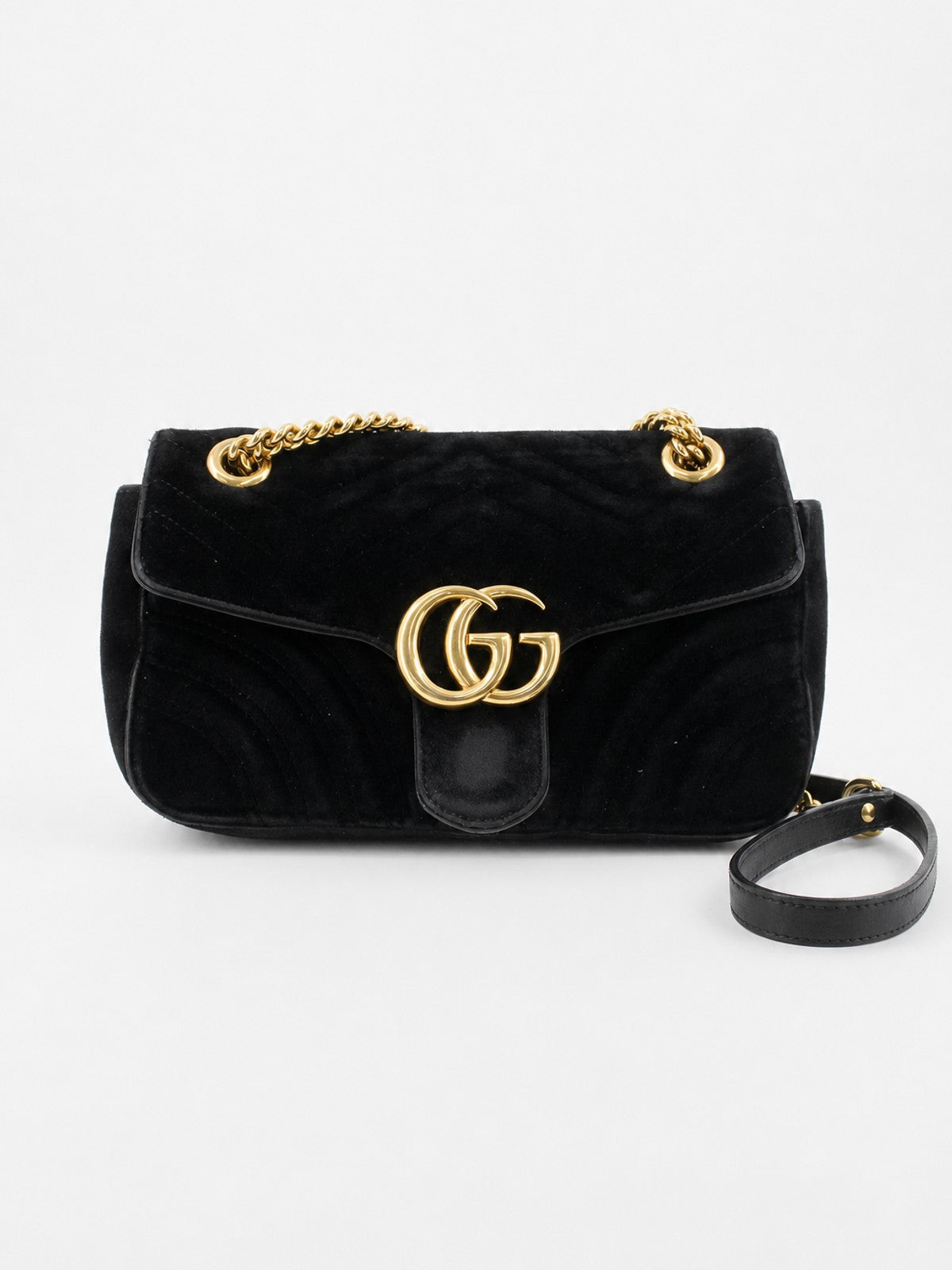 Gucci Marmont Medium Black Velour