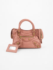 Balenciaga Mini City Pink Leather
