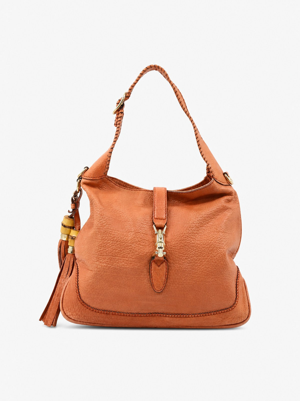Gucci Jackie Orange Leather