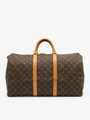 Louis Vuitton Keepall 50 Brown Canvas