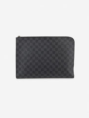 Louis Vuitton Pouch Grey Canvas