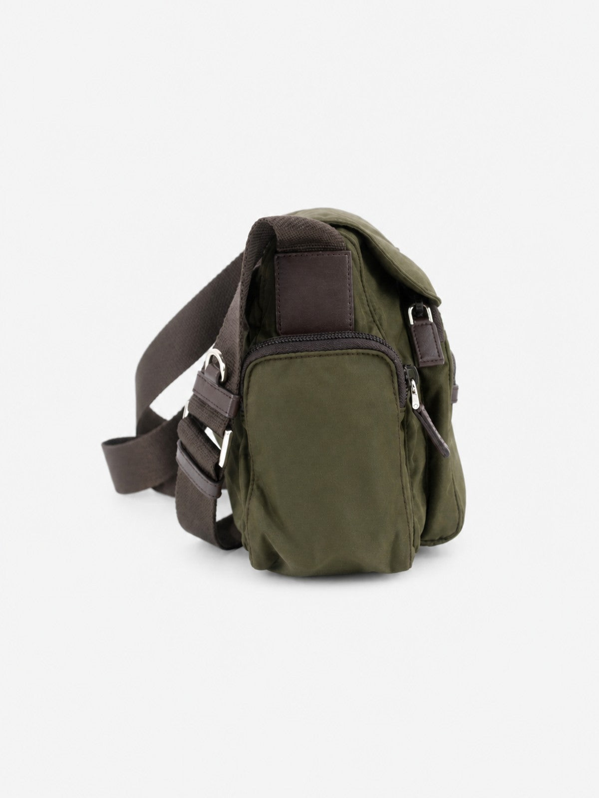 Prada Single Buckle Messenger