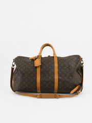 Louis Vuitton Keepall 55 Brown Canvas