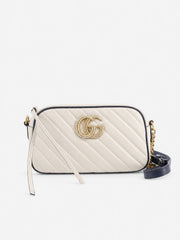 Gucci Marmont Camera Cream Leather