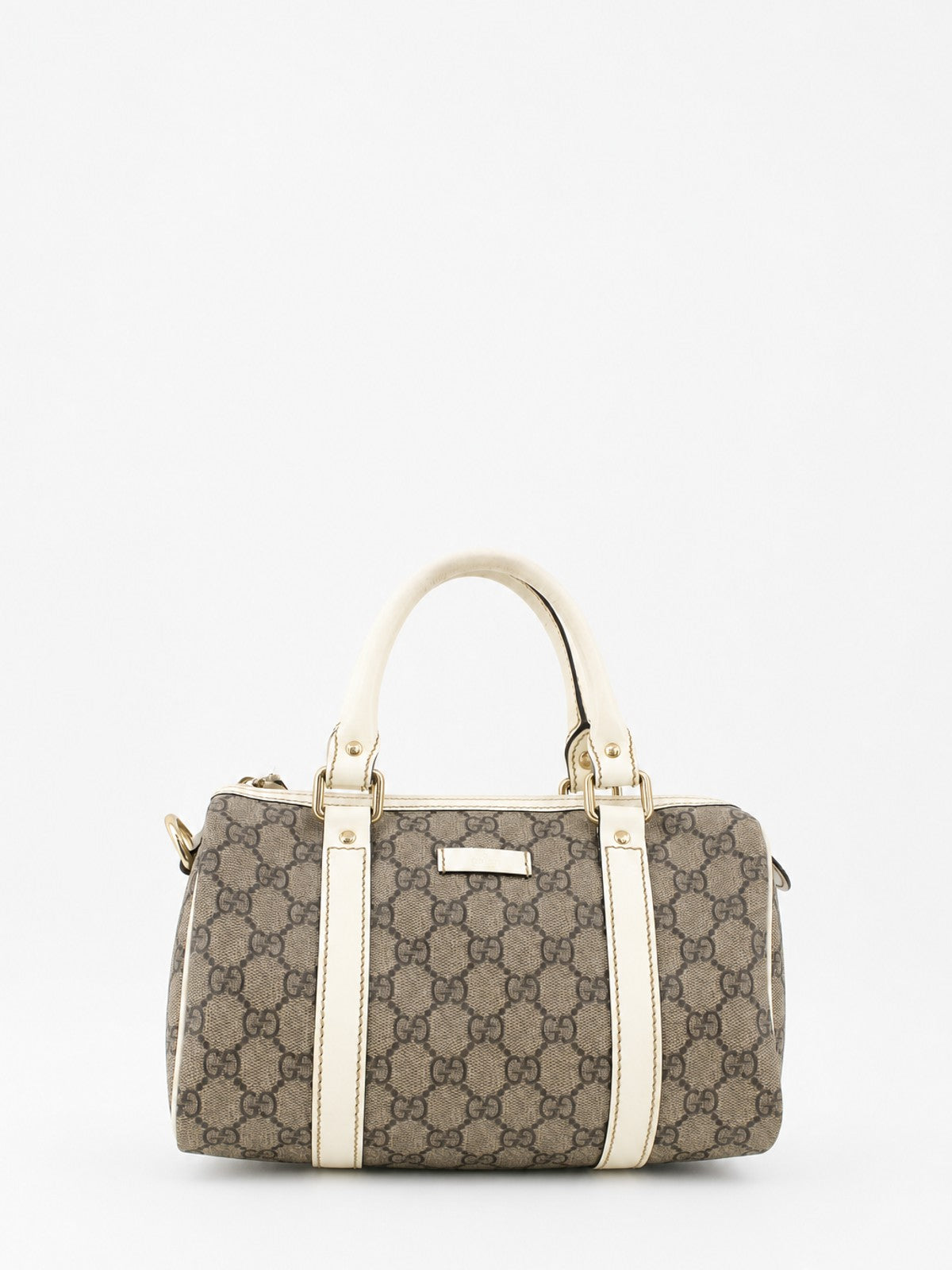 Gucci Boston 25 Brown Canvas