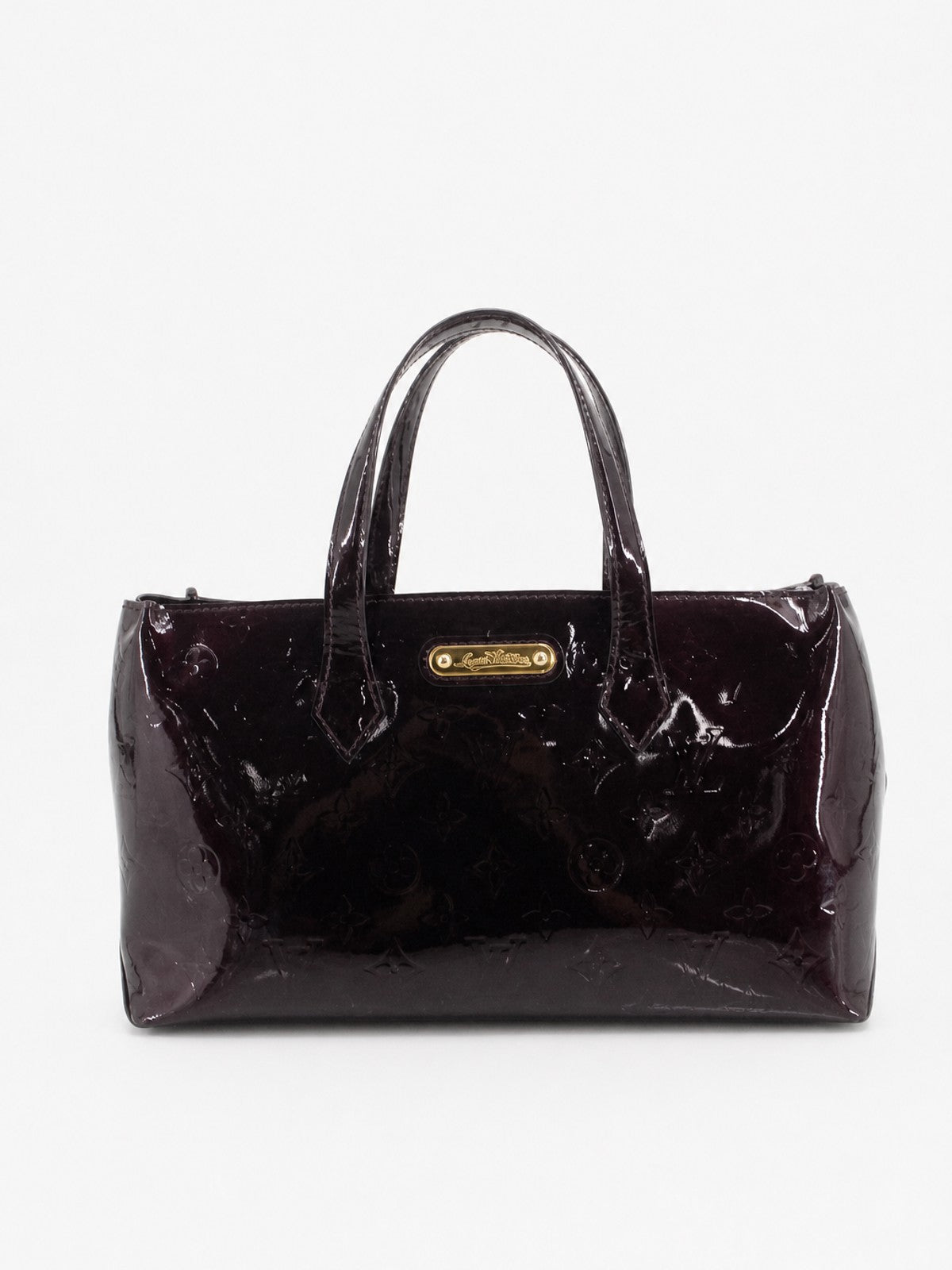 Louis Vuitton Wilshire PM Bordeaux Vernis leather