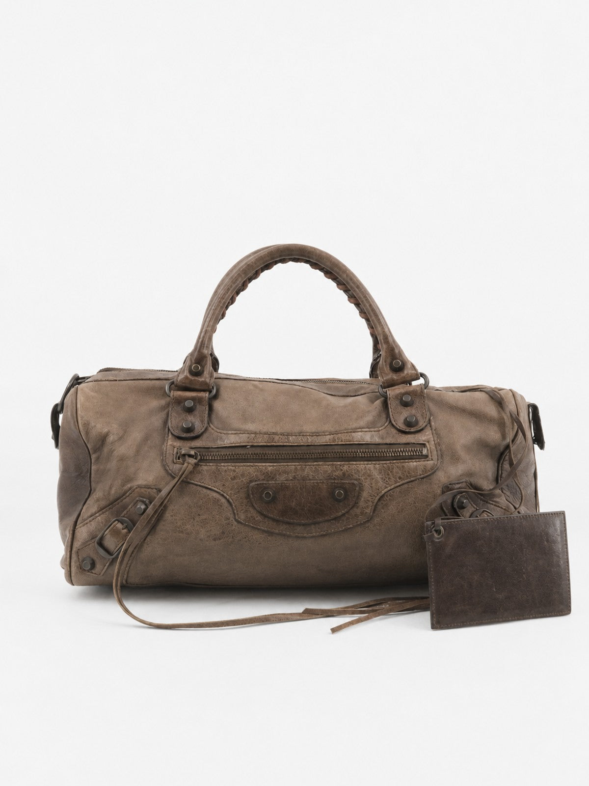 Balenciaga Twiggy Brown Leather