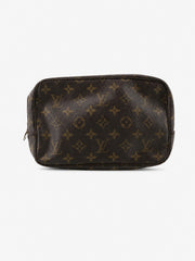 Louis Vuitton Cosmetic Pouch Brown Canvas