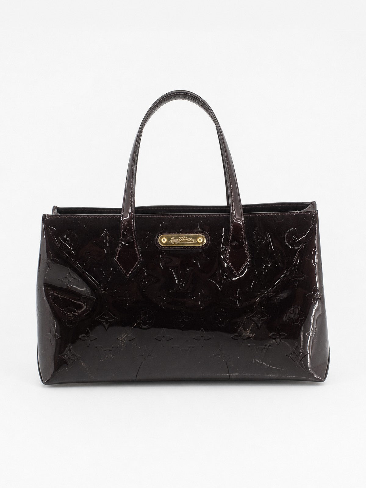 Louis Vuitton Wilshire PM Bordeaux Vernis leather