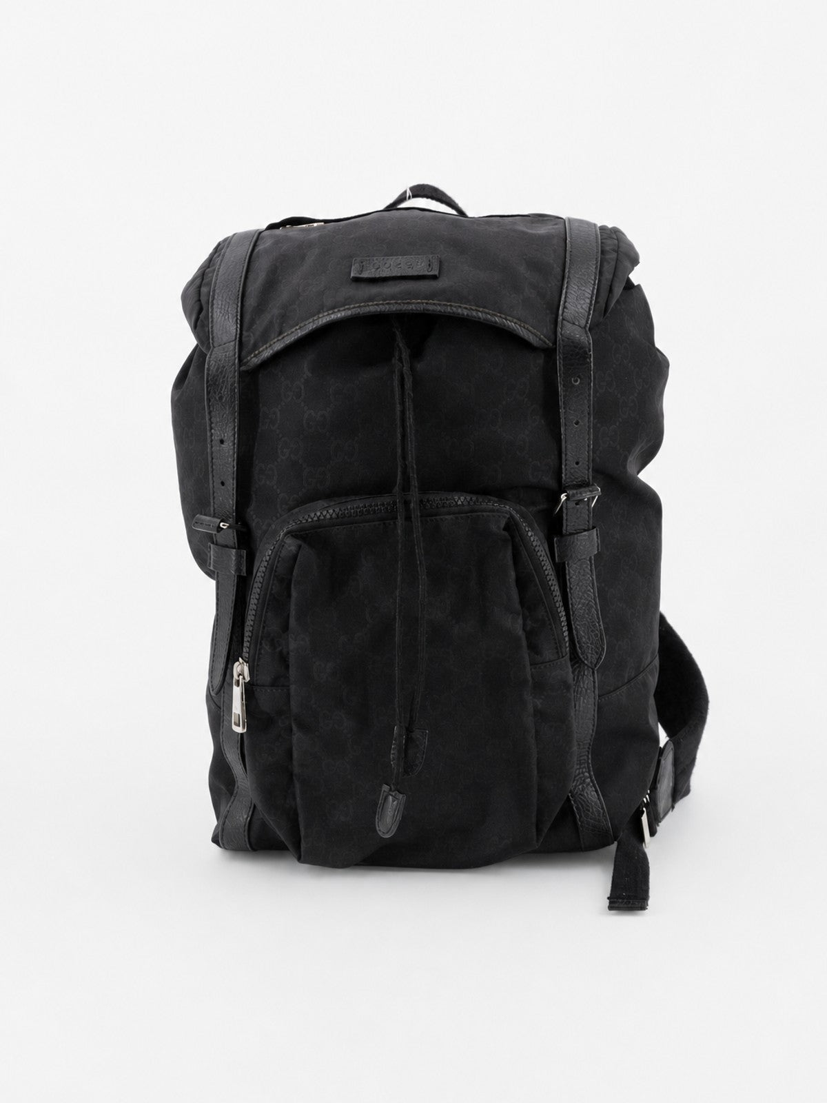 Gucci Backpack Black Soft nylon