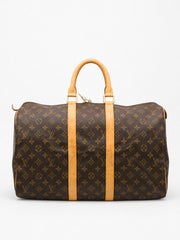Louis Vuitton Keepall 45 Brown Canvas