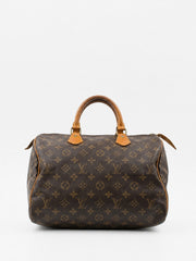 Louis Vuitton Speedy 30 Brown Canvas