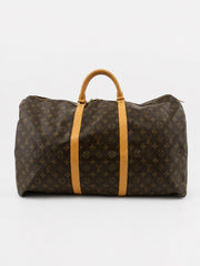 Louis Vuitton Keepall 60 Brown Canvas