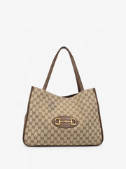 Gucci Shoulder Bag Brown Canvas