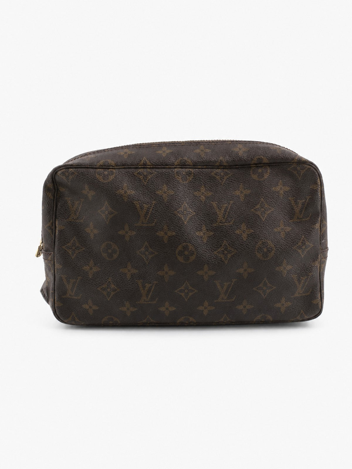 Louis Vuitton Cosmetic Pouch Brown Canvas