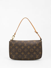Louis Vuitton Accessories Pochette Brown Canvas