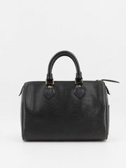 Louis Vuitton Speedy 25 Black Epi leather