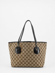 Gucci Shoulder Bag Brown Canvas