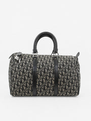 Christian Dior Boston 35 Black Canvas