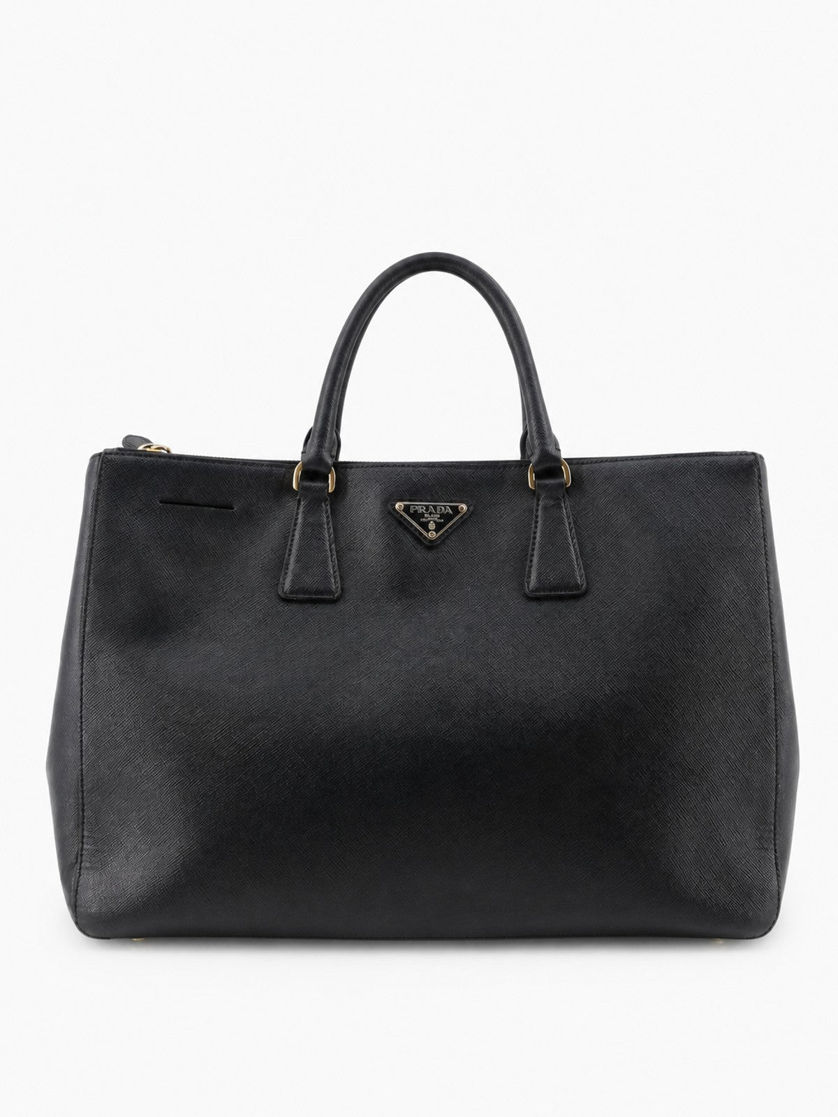 Prada Hand Bag Black Leather
