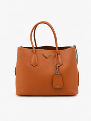 Prada Large Double Orange Leather