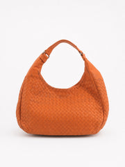 Bottega Veneta Medium Campana Hobo Orange Leather
