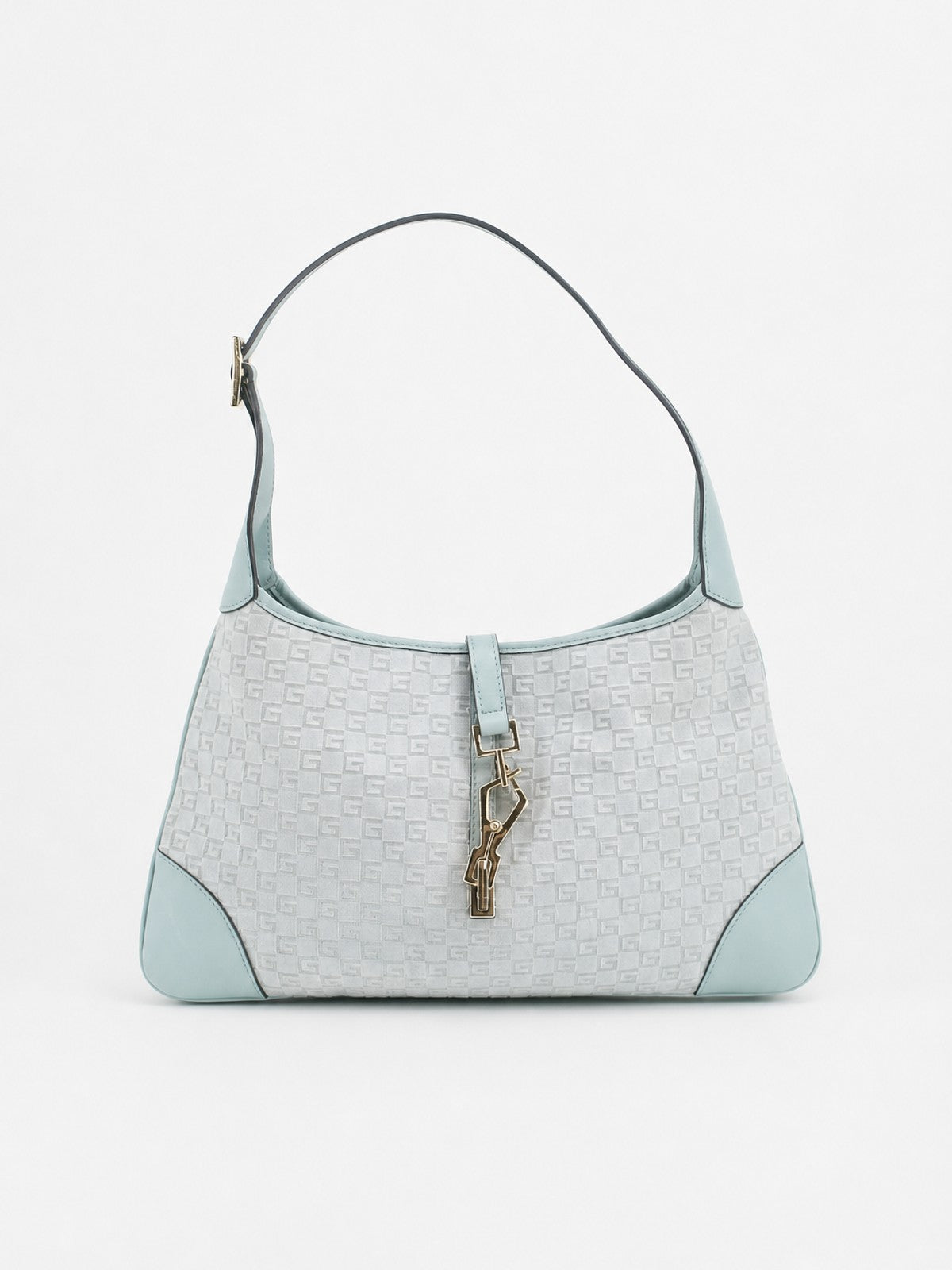 Gucci Medium Jackie Blue Suede
